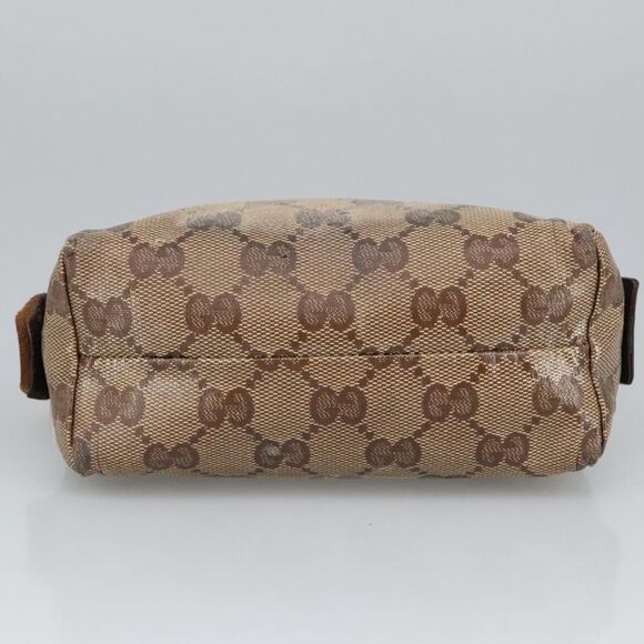 Gucci Gg Crystal Beige Canvas Clutch Bag (Pre-Owned) - Picture 7 of 16